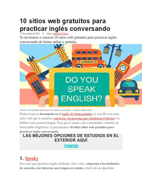 chatear en ingles|10 sitios web gratuitos para practicar inglés conversando